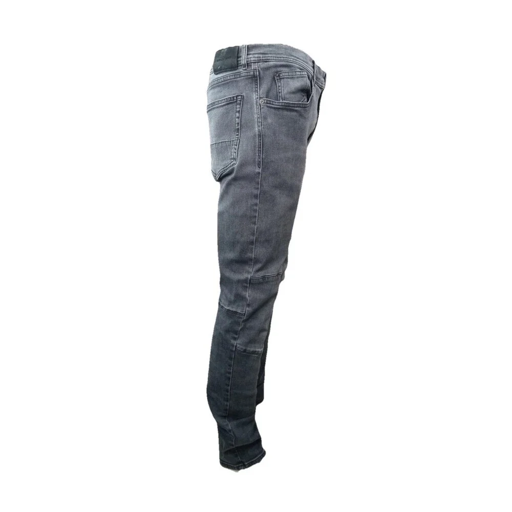 BELSTAFF Jeans Men 36 Skinny Fit Stretch Denim Jeans Distressed Dark Moto Pants
